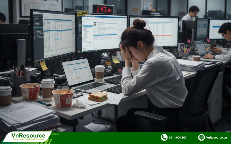 nhan-vien-qua-tai-cong-viec